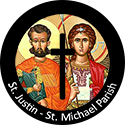 St. Justin-St. Michael Parish Logo